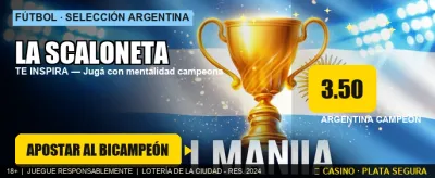 Ganá con la Scaloneta hoy banner